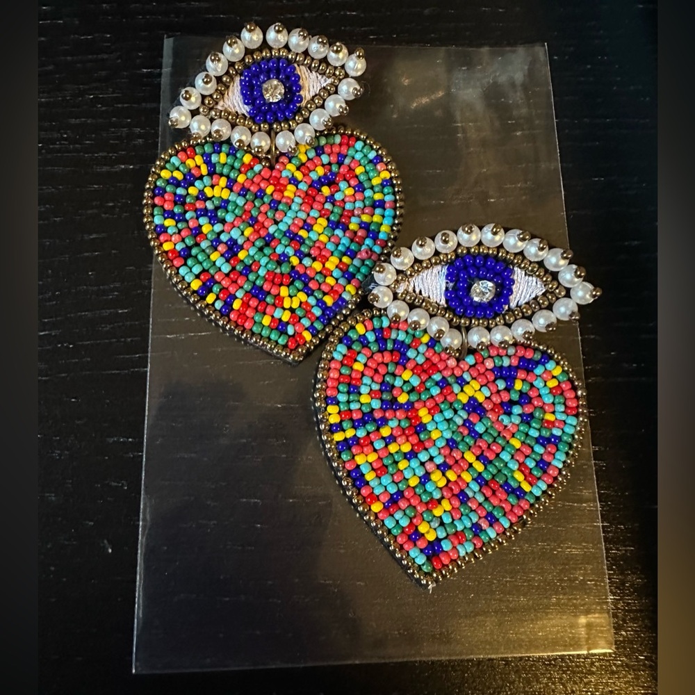 EVIL EYE Beaded Earrings
